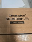 Technics Sb-mp4801 3 Three Speaker System  Wood Finish  New In Box