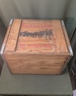 Vintage Budweiser Wooden Crate Box  the Winning Team  Anheuser-busch 18  X 14 