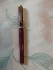 Waterman Preface Red Marble Laque Metal 18k Gold Fine Nib Fountain Pen France 