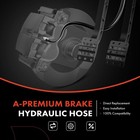 Rear Brake Hydraulic Hose For F-150 2009-2011 Pack Of 2