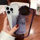 Glitter Astronaut Camera Stand Phone Case For I14 13 12 11 Pro Max Xr 14 Plus In