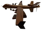 Mq-9 Predator B Reaper Hunter Killer Drone Usaf Uav Wood Wooden Mahogany Model