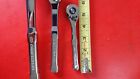 New Craftsman 3 Piece Full Polish Thin Low Profile 72t Ratchet Set 1 4 3 8  1 2 