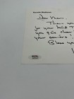 Kerwin Mathews Actor Signed Autograph Handwritten Letter Psa Dna
