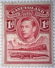 Travelstamps  1938 Basutoland Stamps Sc  19  George Vi   1d  Mint  Og  Hinged