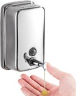 Commercial Soap Dispenser Wall Mount Stainless Steel Manual Pump Liquid Rust-   