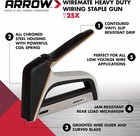 Arrow T25x Heavy Duty Staple Gun For Low Voltage Cables And Wires  Christmas And