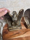 Vintage Pmc  1776  American Federal Bald Eagle Brass Bookends - Pair