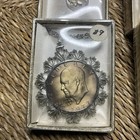 Vintage Coin Token Necklace Lot Men   s Jewelry Costume And Real Nos Junk Drawer