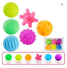 6pcs Baby Sensory Textured Balls Soft Tactile Massage Grip Toy Kids Gift Set