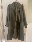 Nva Ddr East German Officer Trench Coat Size M48 Waterproof Coat With Belt