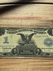 1899 Black Eagle   Silver Certificate  1 Large Blue Note    Excellent Condition