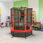 55 kids Toddler Recreational Trampoline Bouncing Jumping Mat W enclosure Net Red