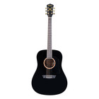 Washburn Wd100dlbk Dreadnought Acoustic Guitar - Black Gloss - Open Box