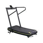 Foldaway Compact Curved Manual Treadmill Magnetic For Home Use  25 Levels