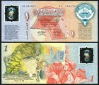 Kuwait 1 Dinar 1993  Unc  Commemorative  P-cs1  Polymer  With Folder envelope