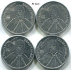 Romania 2000  2001  2002  2004  1000 Lei Km 153  Lot Of 4 Aluminum Coins  C174