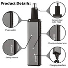 Electric Nose Hair Trimmer Usb Rechargeable Men Shaver Ear Eyebrow Beard Clipper