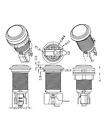 4x Led Arcade Game Start Push Button Kit Part 1 Player 2 Player coin Button 