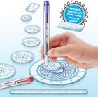 Spirograph Design Tin Set Original Super Deluxe Toy Kids Art Case Travel Best