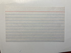 Lloyd Waner Signed Autographed Index Card - Hof Jsa Soa