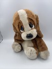 Vintage Applause Sad Sam Brown Plush Large 12    Puppy Dog Stuffed Animal Toy 