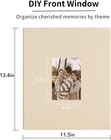 Photo Album 4x6 500 Photos  Leather Cover Extra Large Capacity Holds 500 Horizon