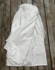 Pottery Barn Teen Decorator Desk Skirt Nwot White 24  Wide X 42  Long