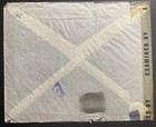 1944 Cairo Egypt Airmail Censored Cover To New York Usa Via Lagos Nigeria
