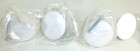 Lot Of 8 White Porcelain Cabinet Drawer Knob Pulls Round Various Sizes   Styles