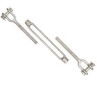 1 4 Inch X 4 Inch Jaw Jaw Turnbuckle Galvanized Drop Forged Steel Marine Boat