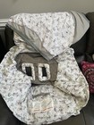 Boppy Shopping Cart   High Chair Cover Koala Print White Gray Green