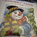 Latch Hook Rug Kit Snowman 47cm X 47cm  18 5   x18 5     Code New
