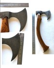 Custom Handmade Damascus Steel Wood Axe Hatchet Tomahawk Knife