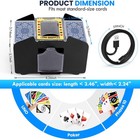 Automatic Card Shuffler 4 Deck  Usb Powered Playing Cards Shuffling Machine Aa