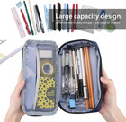 Pencil Case  Large Capacity Students Stationery Pouch Pen Bag Holder  Portable D