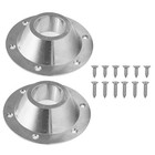 2pcs Rv Table Bases Aluminium Floor Fixed Mounting Pedestal Replacement Camper
