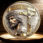 He Is Risen Challenge Coin  Jesus Resurrection Christian Faith No Greater Love