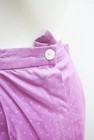 Long Dance Skirt Costume Skirt Handmade With Fine Pattern Cotton Pink Size 44