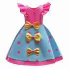 Princess Polka Dots Ruffled Flutter Sleeves Costume Dress For Girls 2-10 Years