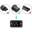 1 5 Meter 3 Tube Replacement Ac Power Cord Us Plug For Pc Desktop
