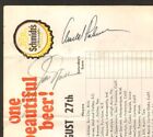 1966 Jack Nicklaus Arnold Palmer Autograph Pairing Sheet Whitemarsh Cc Jsa