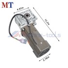 180w Rv040 Gear Motor 12rpm 1 100 Ratio 110v Speed Controller 18mm Shaft