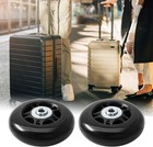 2-pack 70 X 24mm Luggage Wheels Replacement  Rubber Suitcase Repair Kit