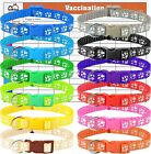 Puppy Collars     Super Soft Nylon Whelping Puppy Id - Adjustable Breakaway Lit   