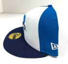 Durham Bulls Milb Ne Bull Shark Theme Night Fitted Hat  Blue white