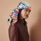 90cm Square Scarf Women Twill Silk Scarves Wraps Beach Shawl Hijabs Largebandana