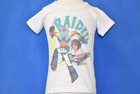 Vintage 70s Brave Raideen Robot Japanese Anime Series White T-shirt 12-18 Mo