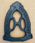 Lot Antique Footed Cast Sad Iron Trivet 1800 s Howell H  Enterprise Spider Petal