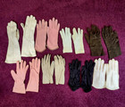 Vintage Ladies Gloves Lot Of 26 Pairs - Assorted Colors   Styles Driving Dress S